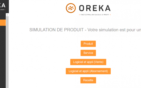 Oreka simulation prix 1