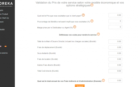 Oreka simulation prix 2